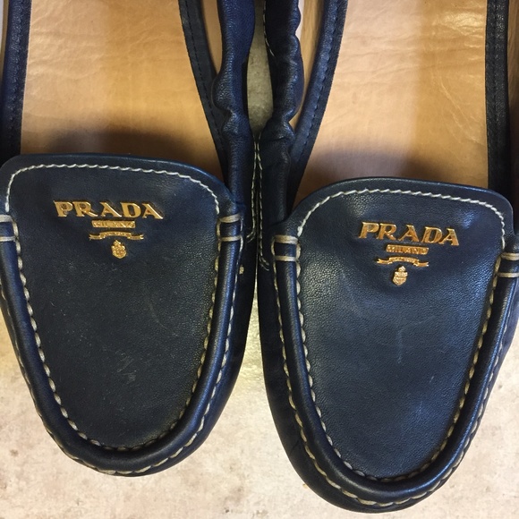 Prada Shoes - PRADA DRIVING SLIP ON SCRUNCHY